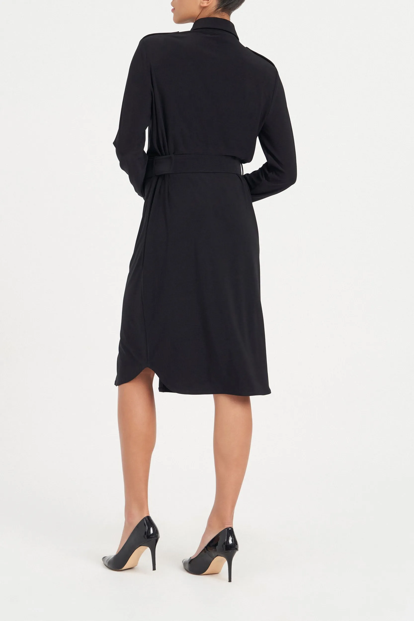 MRS JONES BLACK LINDA DRESS