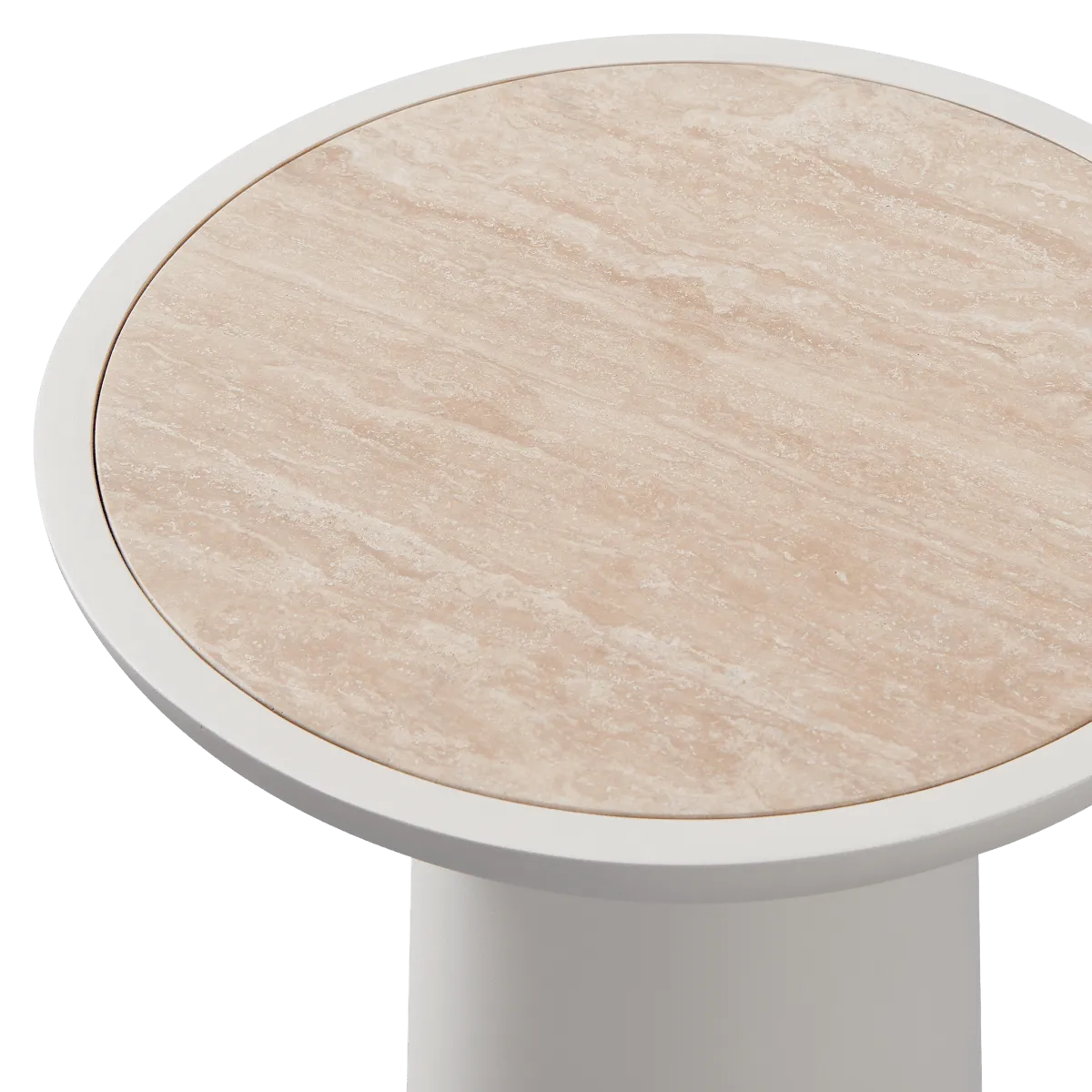 Nova Aluminum Round Side Table