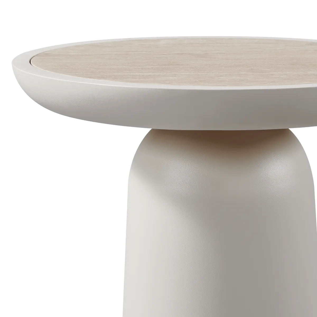 Nova Aluminum Round Side Table