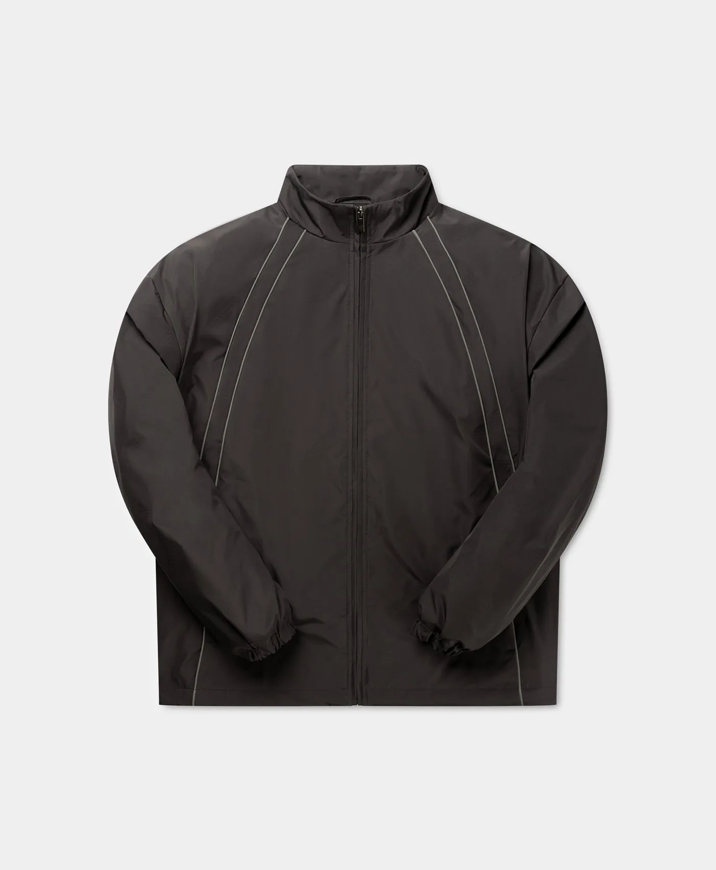 Obsidian Black Taye Logo Relaxed Track Jacket