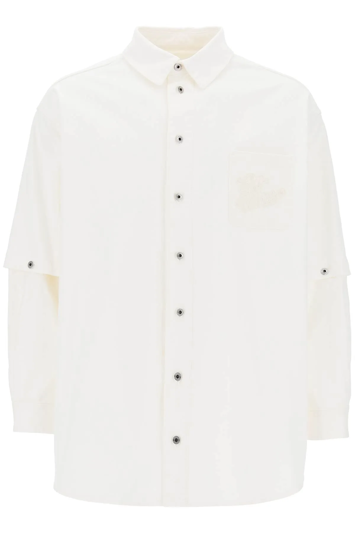 Off-White Convertible Overshirt With 90S