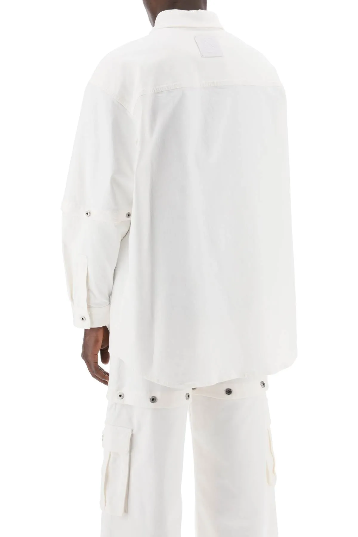 Off-White Convertible Overshirt With 90S