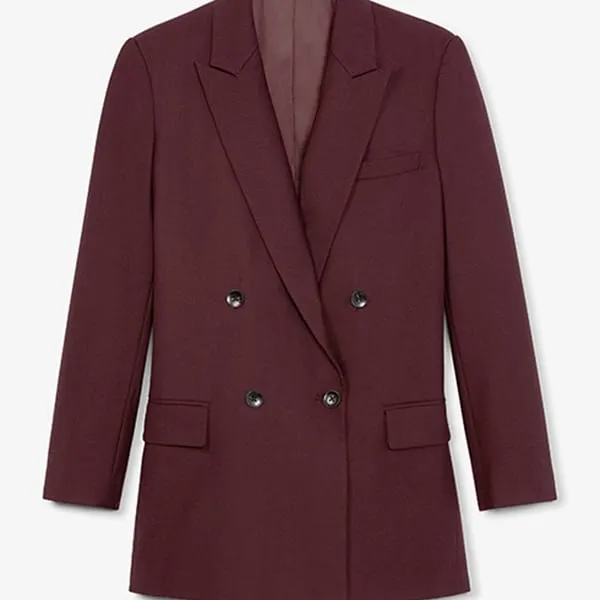 O'Hara Blazer - Sharkskin :: Garnet