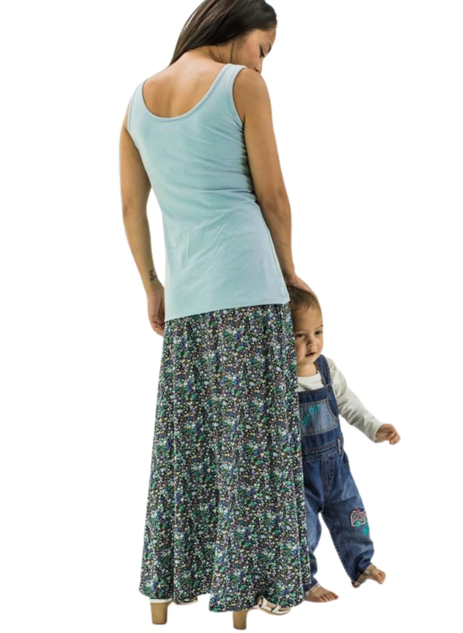 Organic Breastfeeding Vest - Dawn Blue