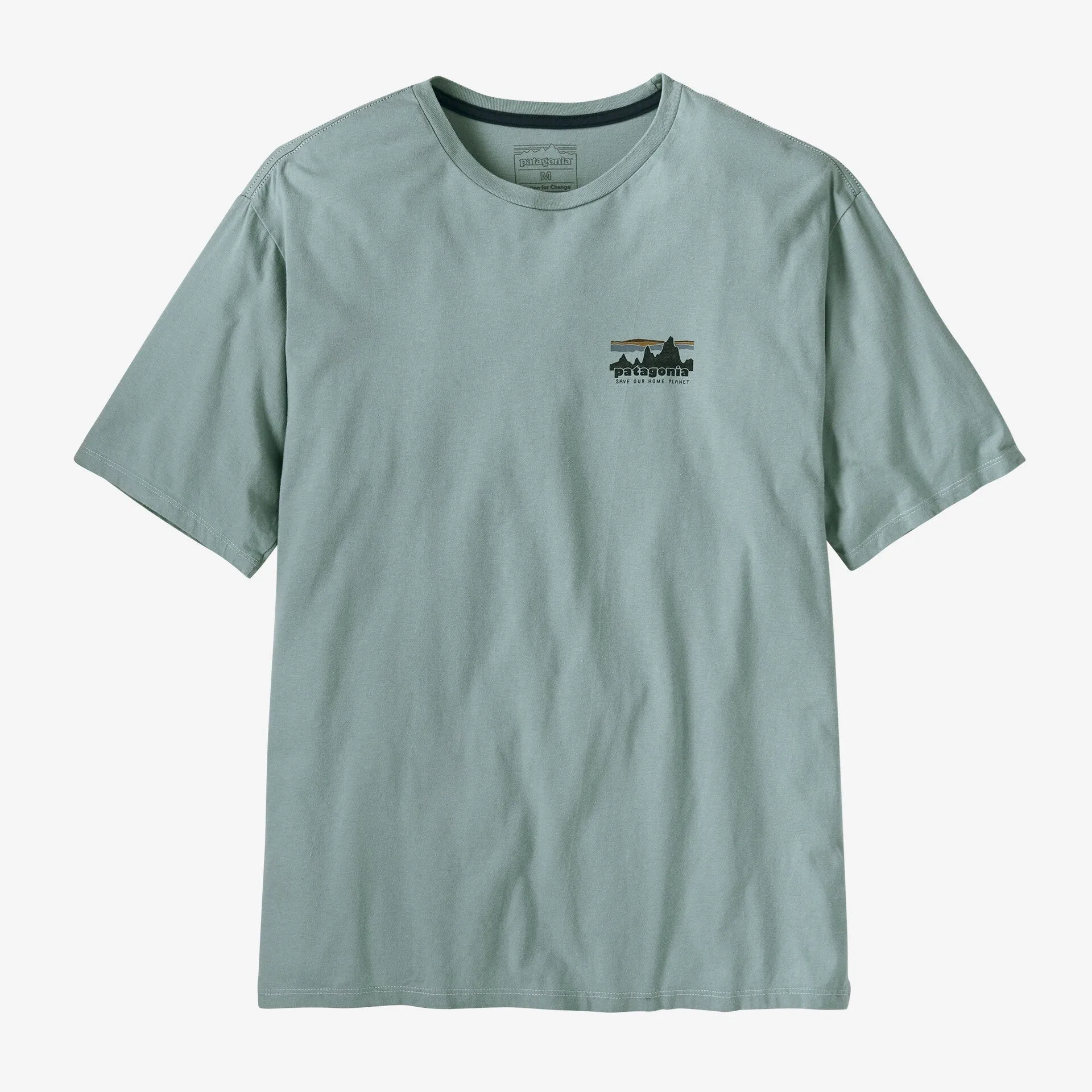 Patagonia '73 Skyline Organic T-Shirt | Thermal Blue | Mens