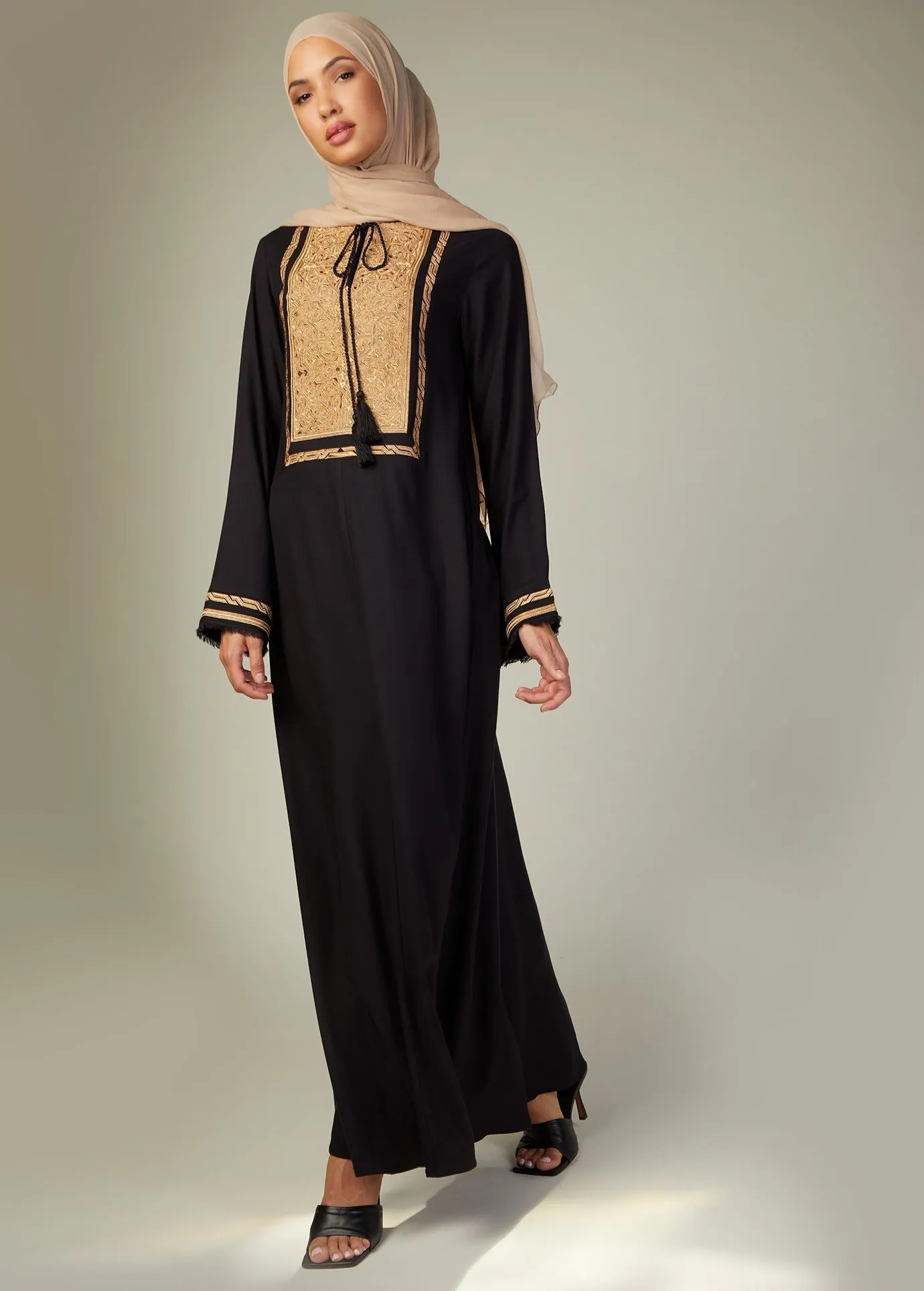 Patina Abaya Black