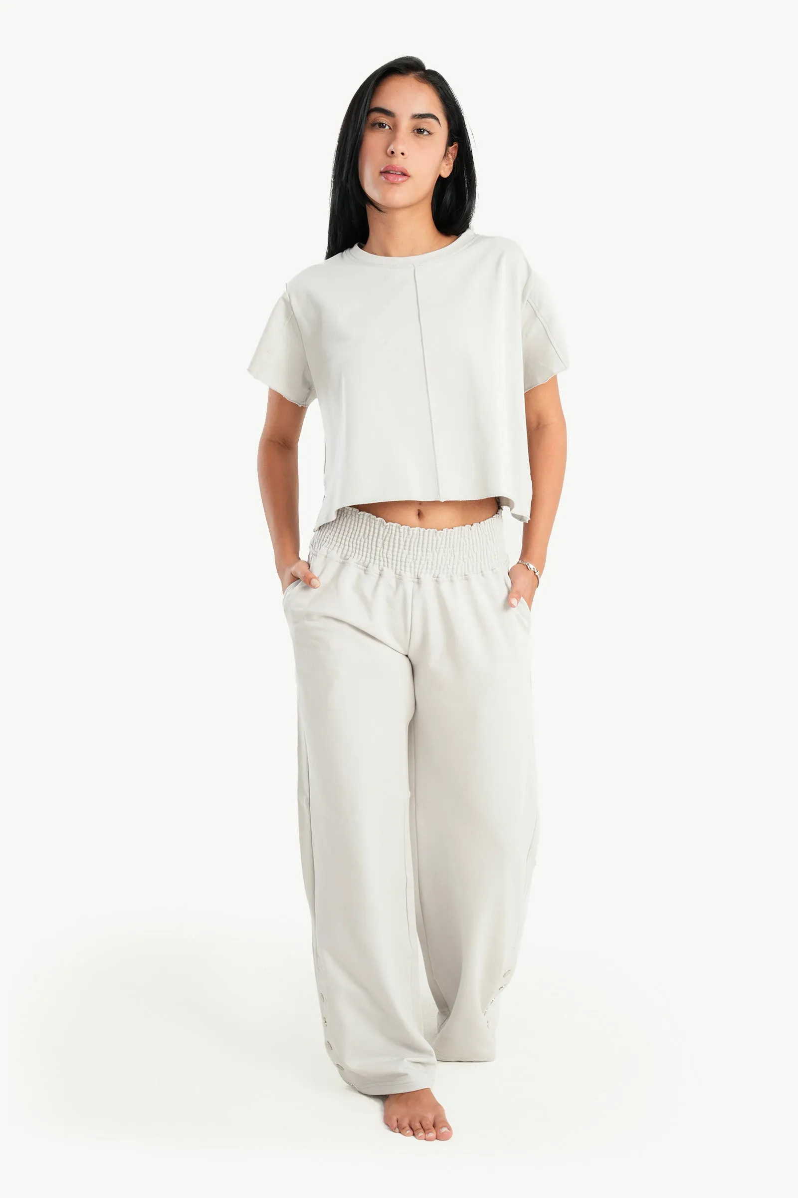 Pyjama Pants with Wide Waist