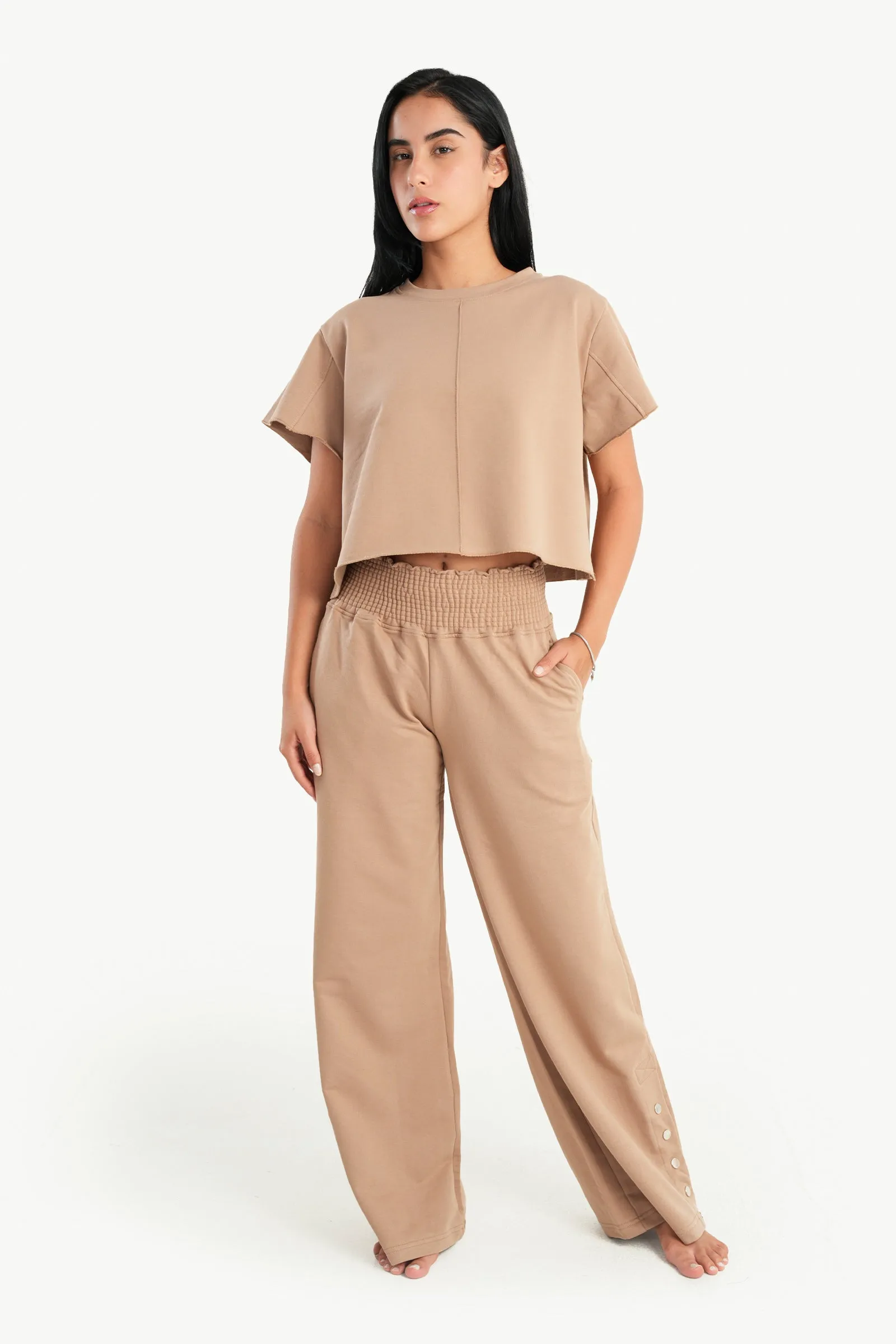 Pyjama Pants with Wide Waist