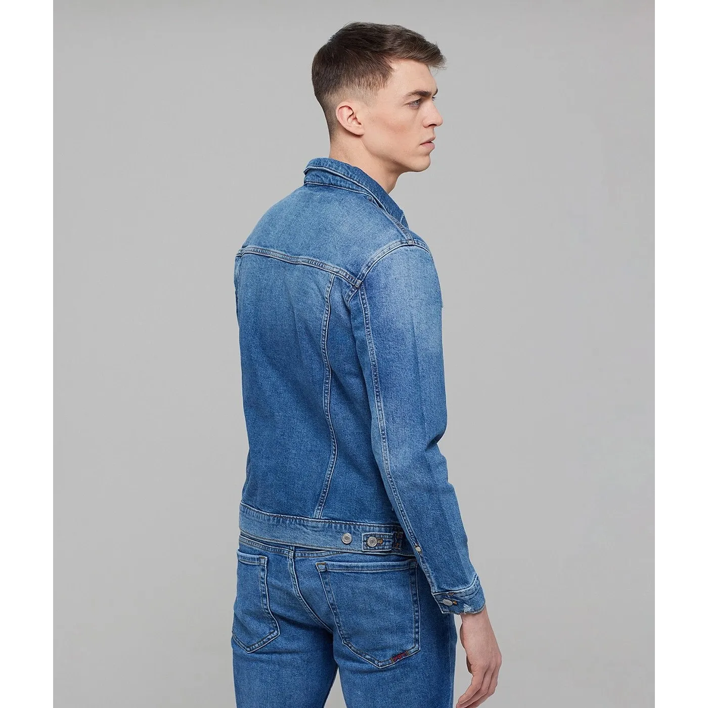 Regular Fit Blue Denim Jacket