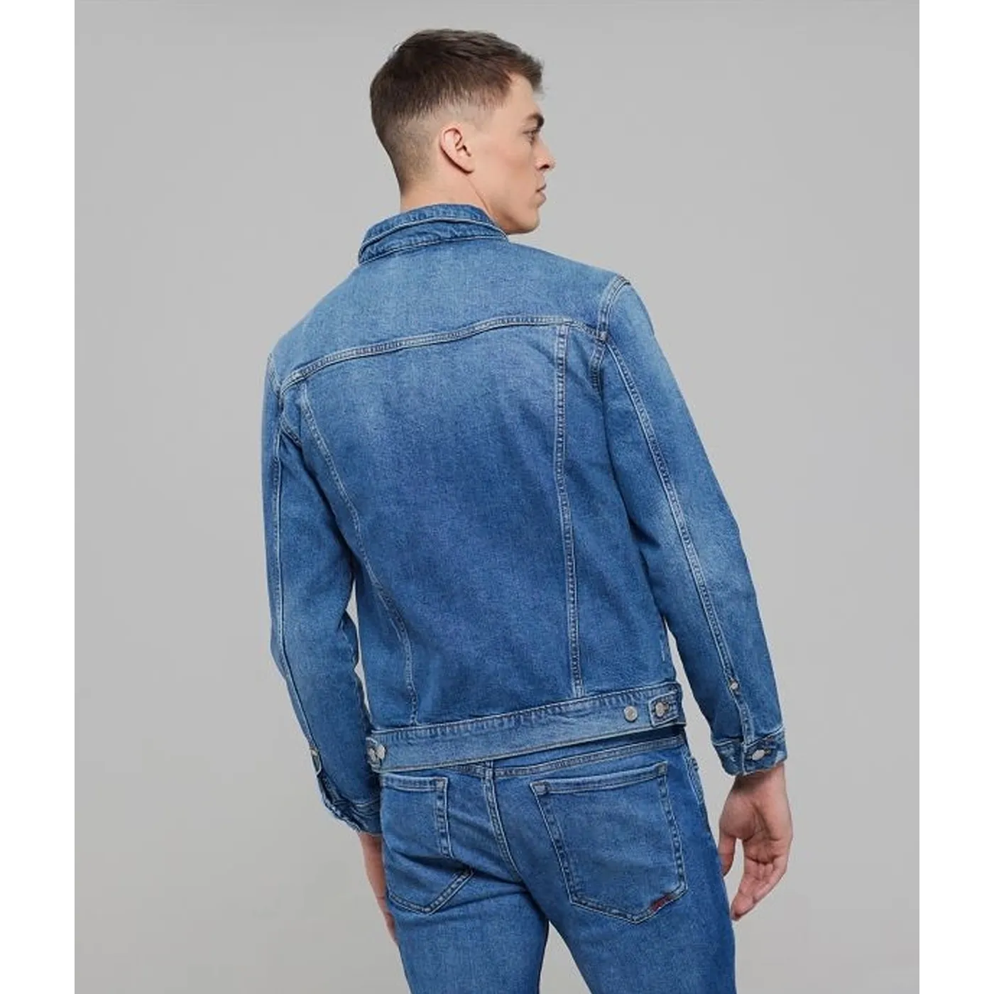 Regular Fit Blue Denim Jacket