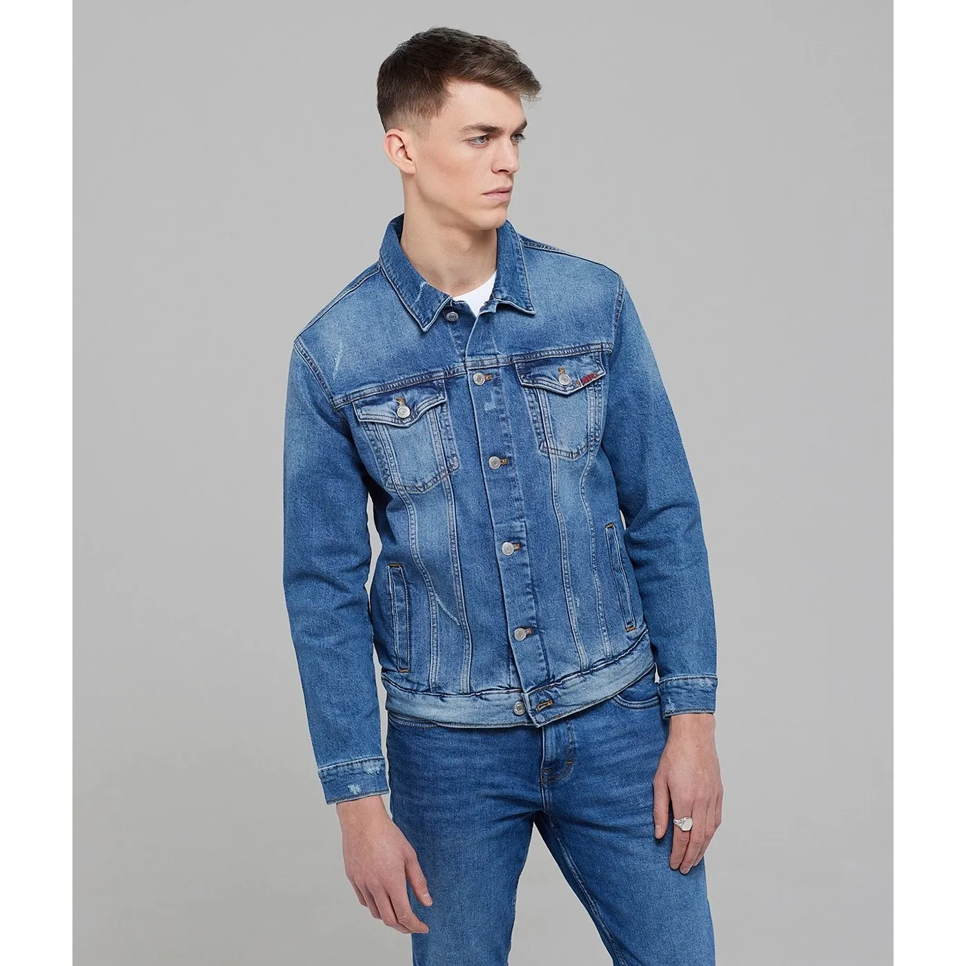 Regular Fit Blue Denim Jacket