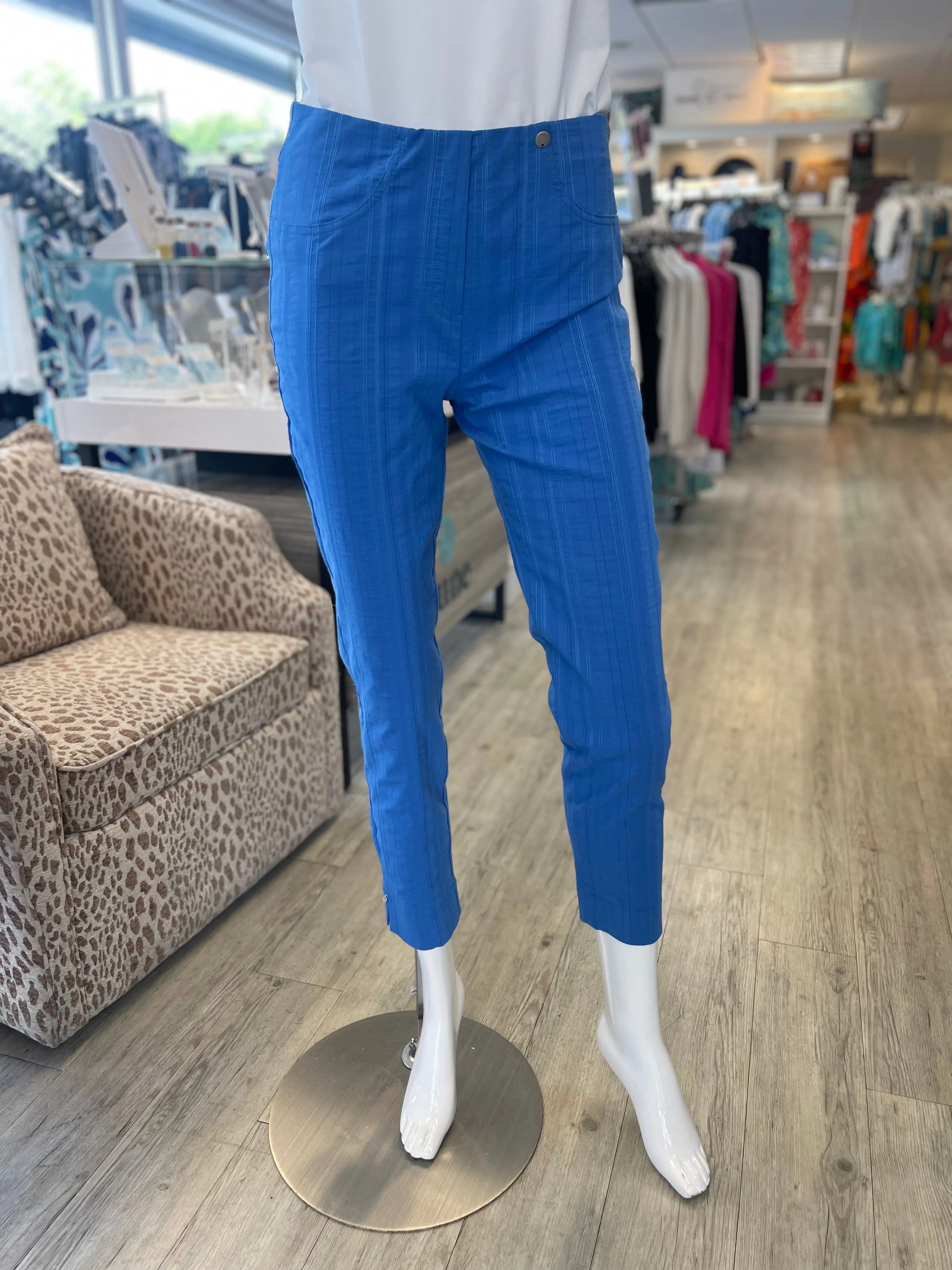 Robell Bella Trousers - Blue