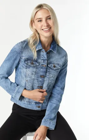 SAMANTHA DENIM JACKET IN BLEACH RANDOM NOLITA