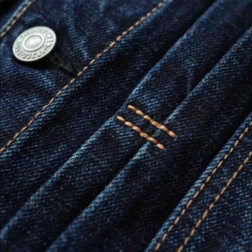 Selvedge men's denim jacket