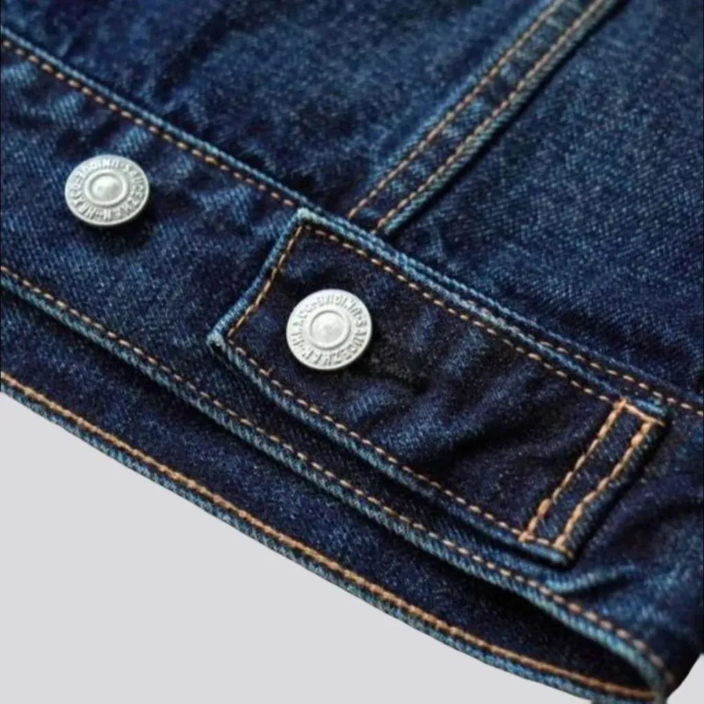 Selvedge men's denim jacket