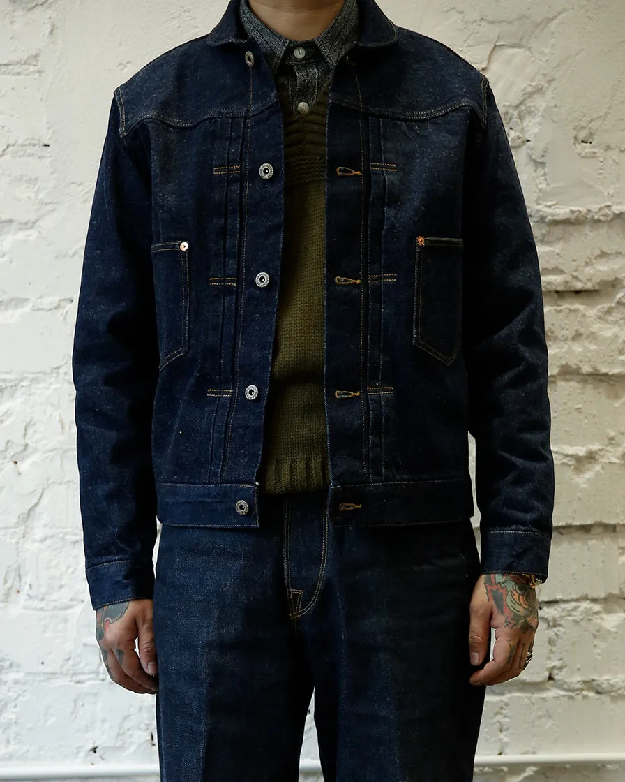 Shawl Collar Denim Jacket