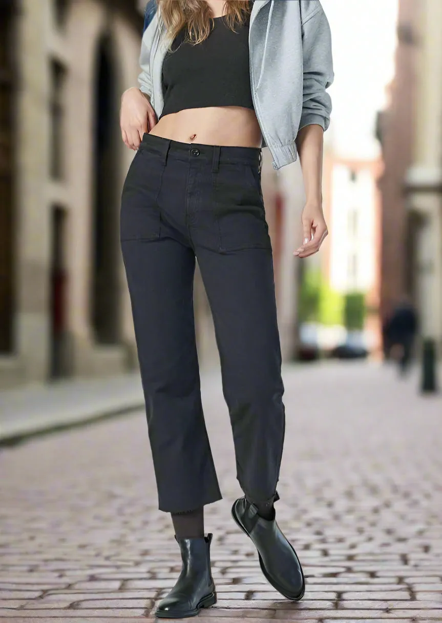 SHELIA BLACK BEAUTY TWILL PANT