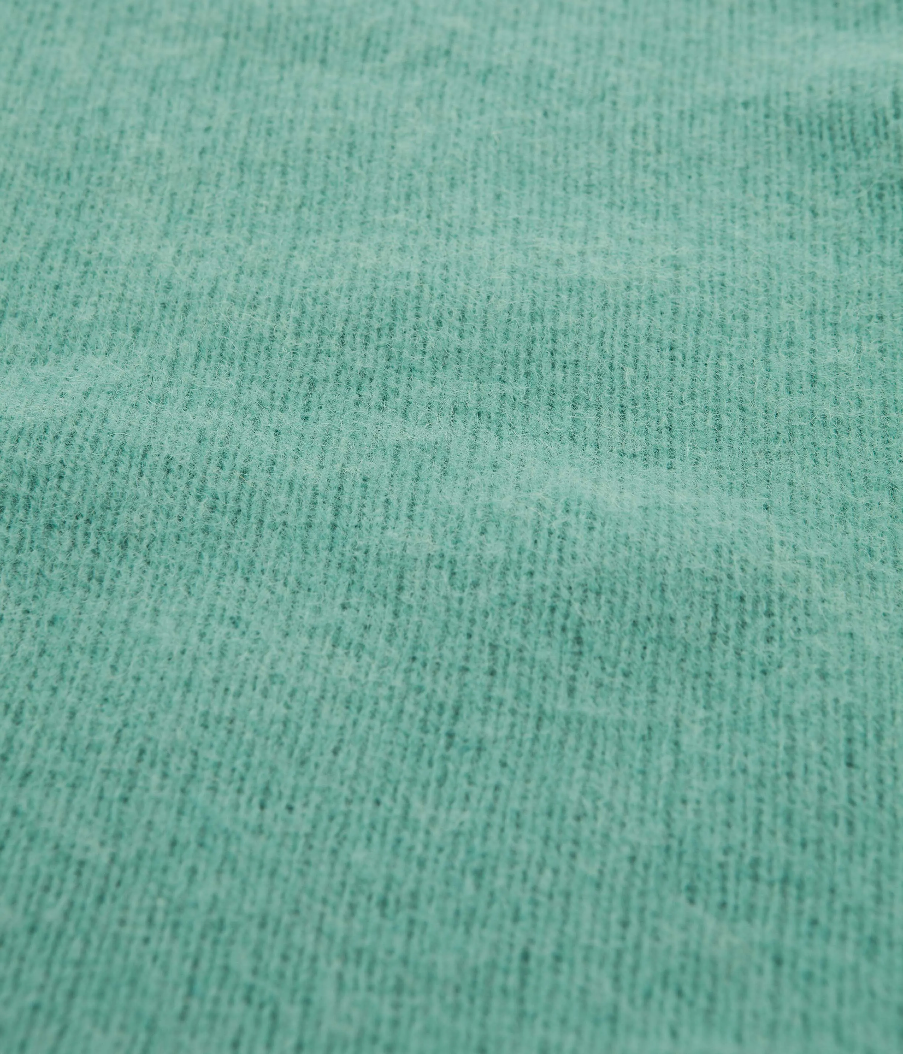 Shetland Woollen Co. Shaggy Crewneck Sweatshirt - Mint