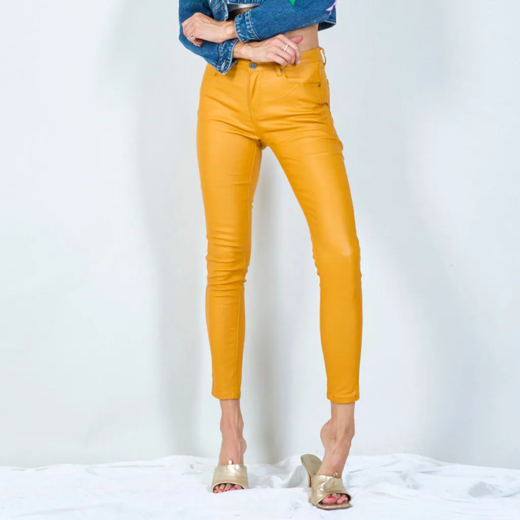 Sleek high-waisted skinny pants wholesale