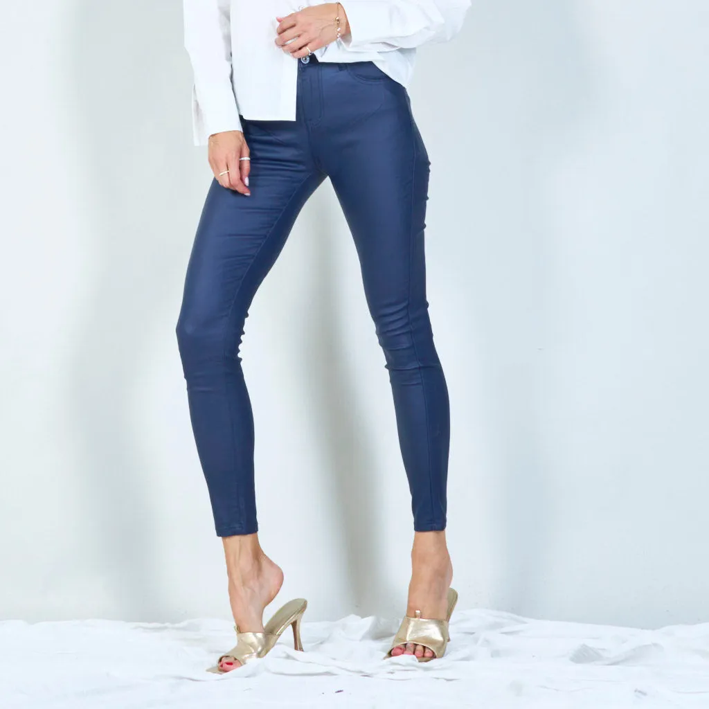 Sleek high-waisted skinny pants wholesale