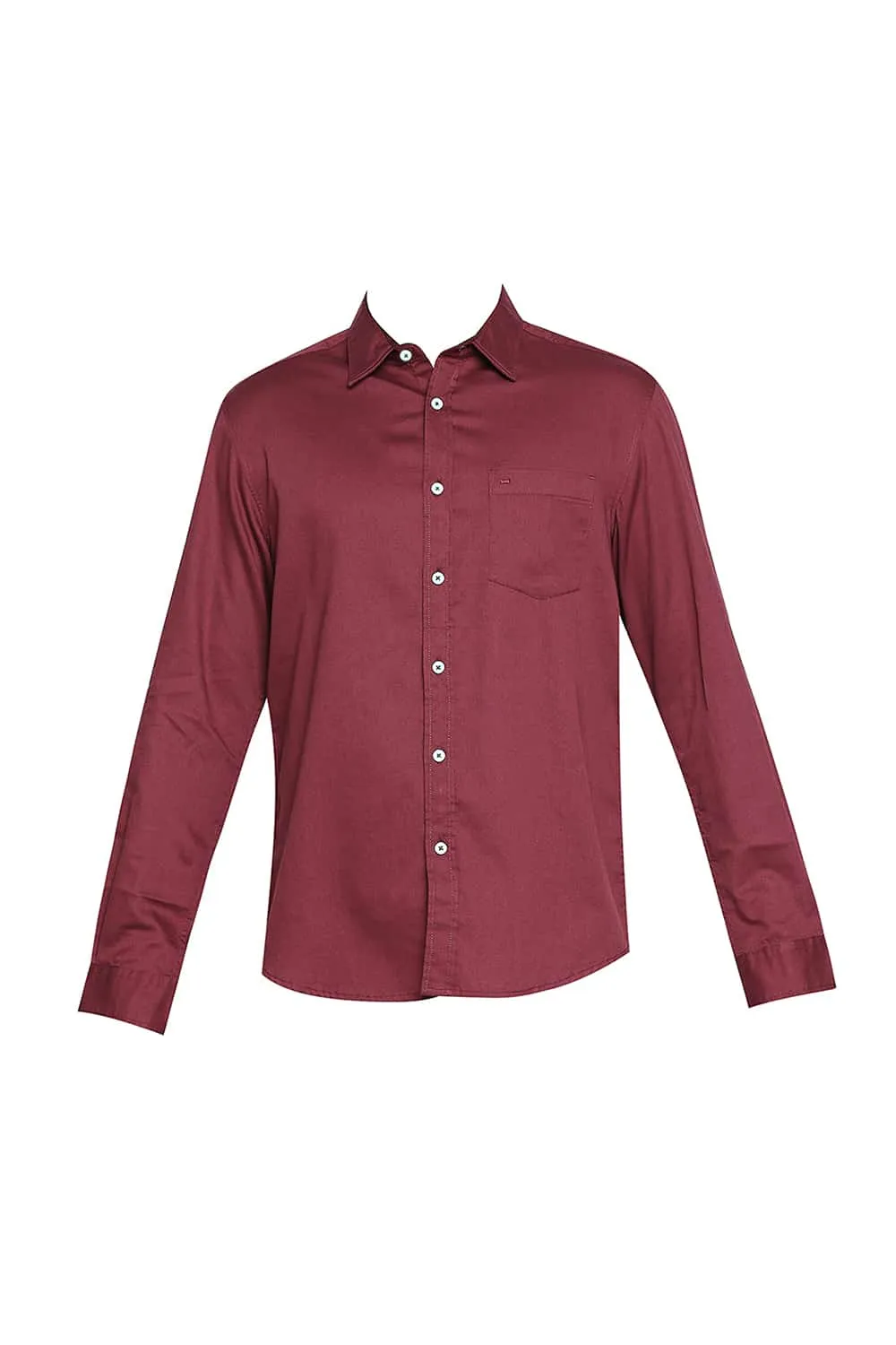 Slim Fit Broken Twill Slub Shirt