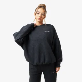 Soft Knit Crewneck I Charcoal