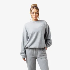 Soft Knit Crewneck I Grey Marl