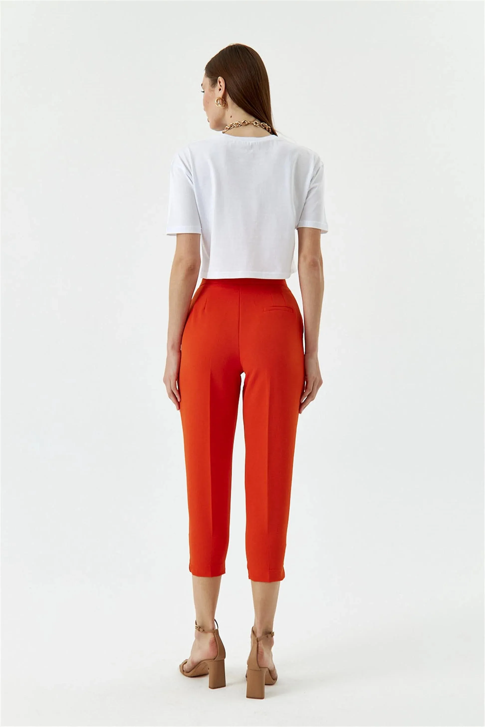 Straight fit trousers