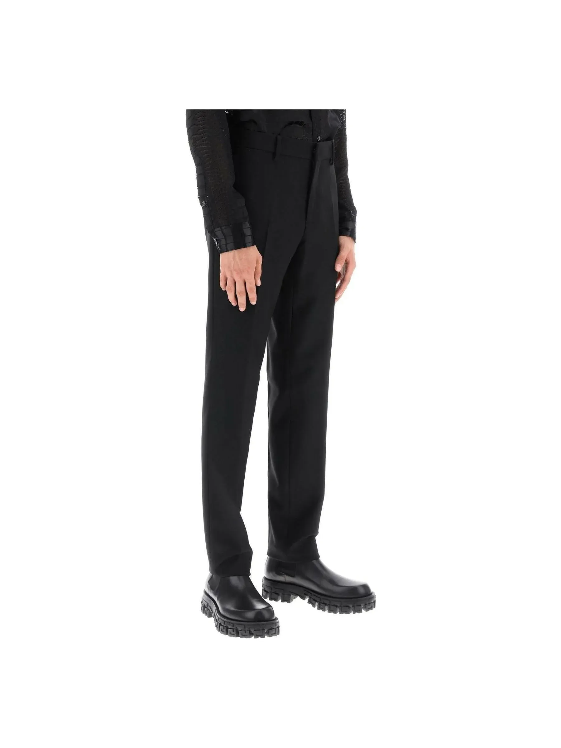 Tailoring Cigarette Wool Trousers