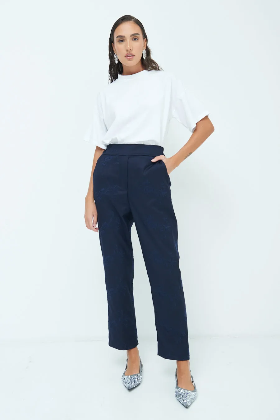 Tapered ankle trousers wholesale