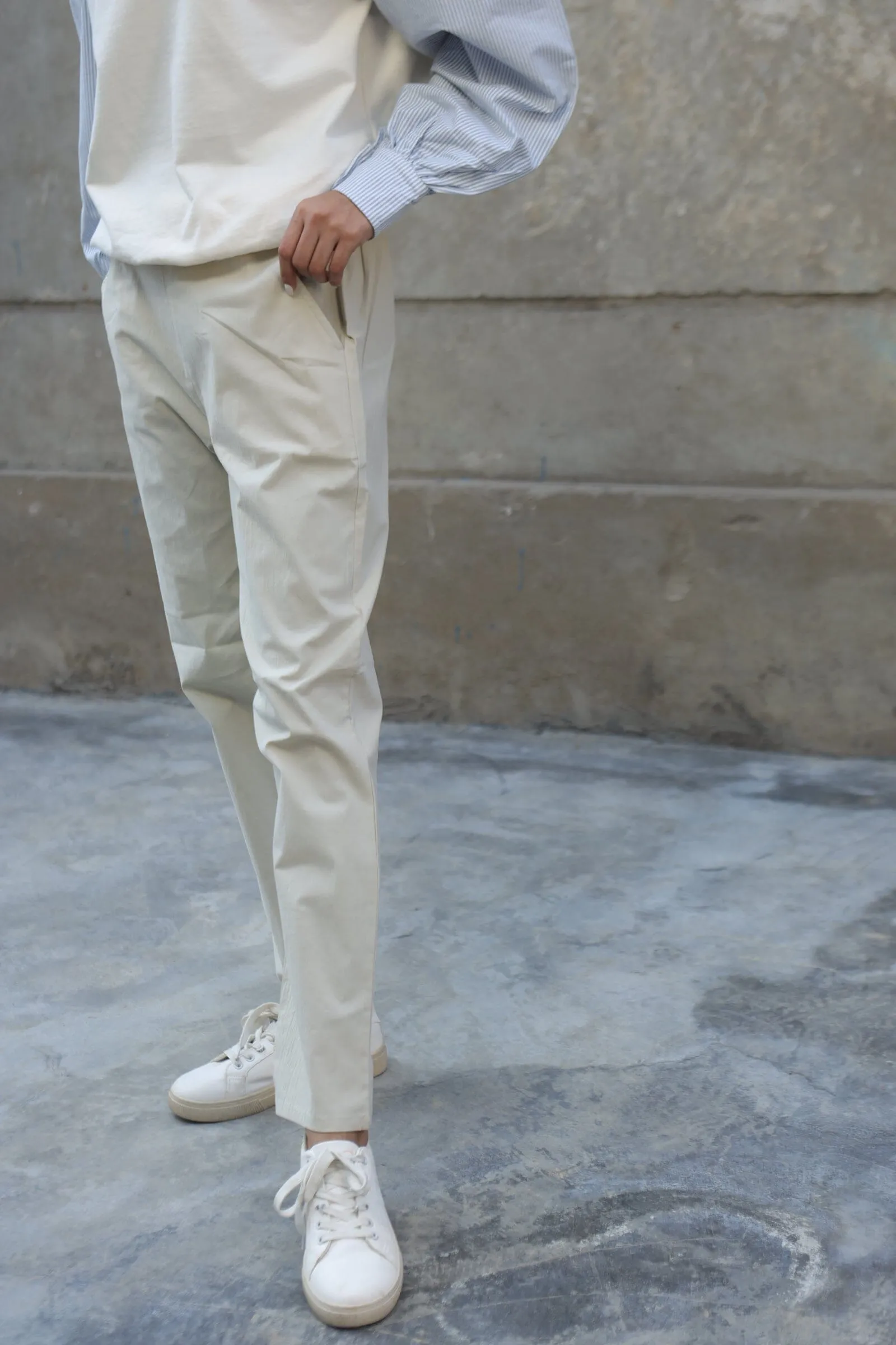 Textured Everyday Pants