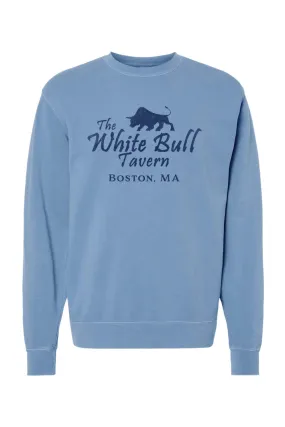 The White Bull Pigment-Dyed Crewneck Sweatshirt