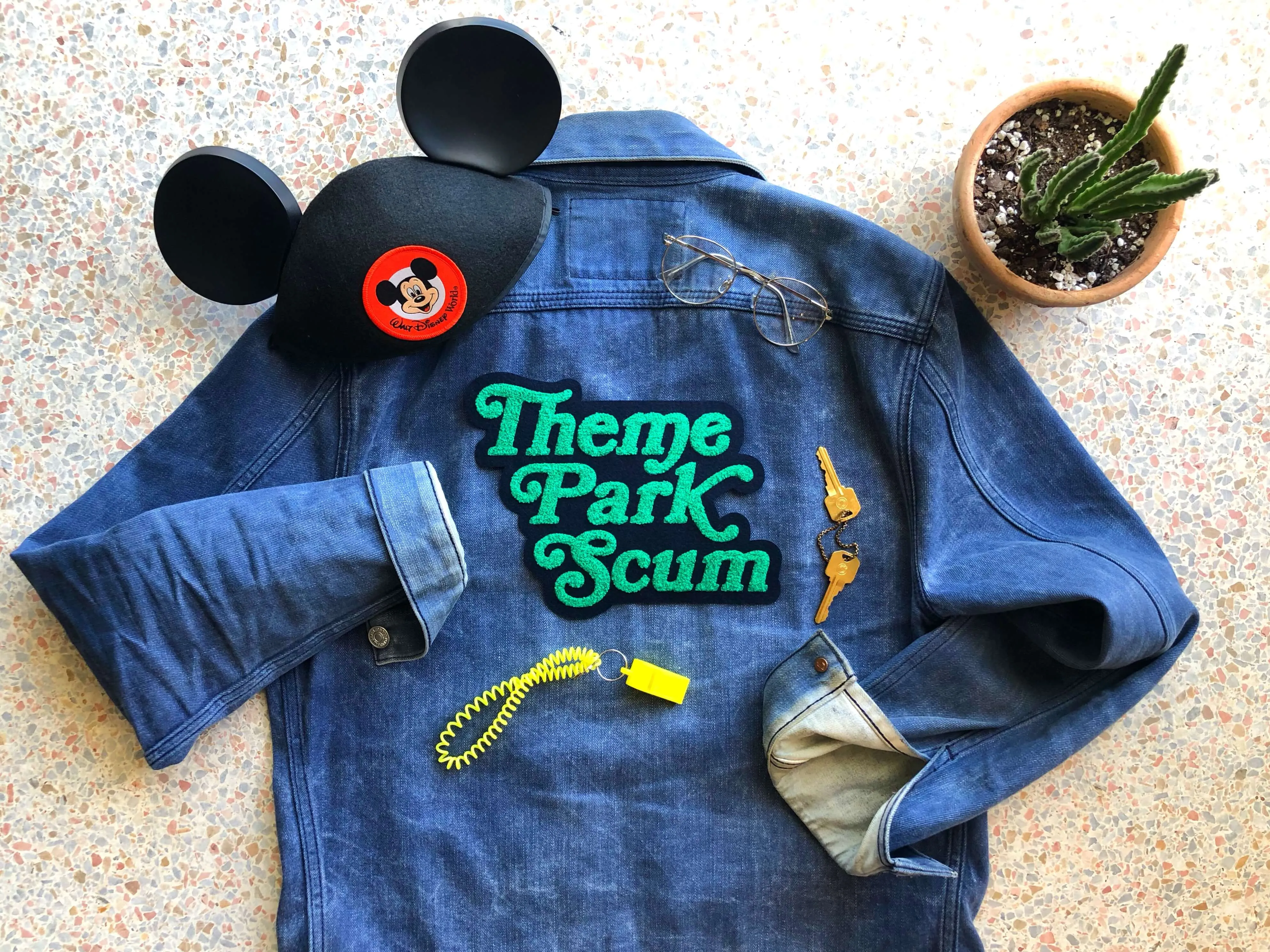 Theme Park Scum Chenille Back Patch