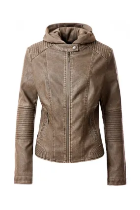 Women's Faux Leather Jacket