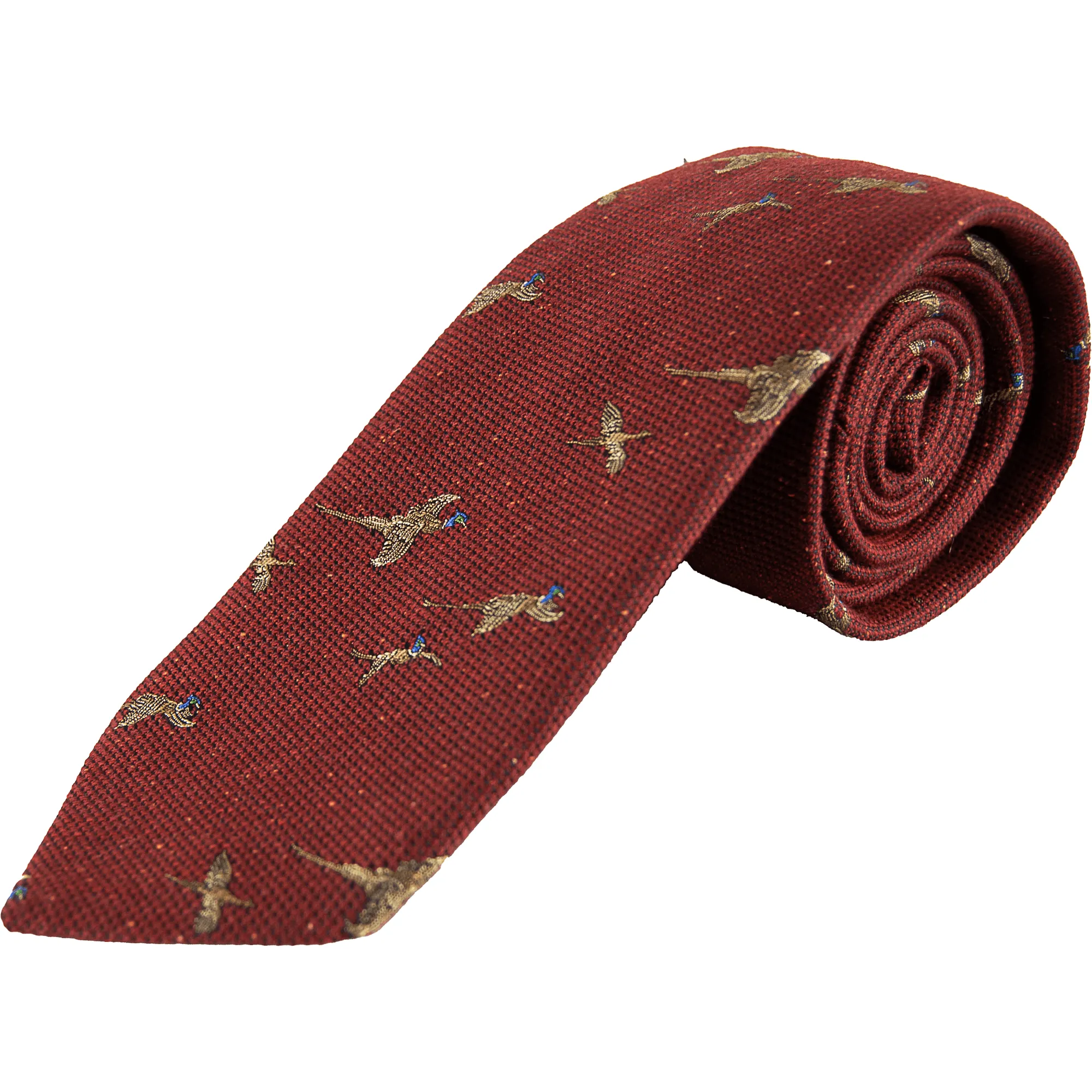 Wool and Silk Pheasant Tie