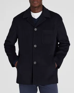 Wool Blend Short Coat