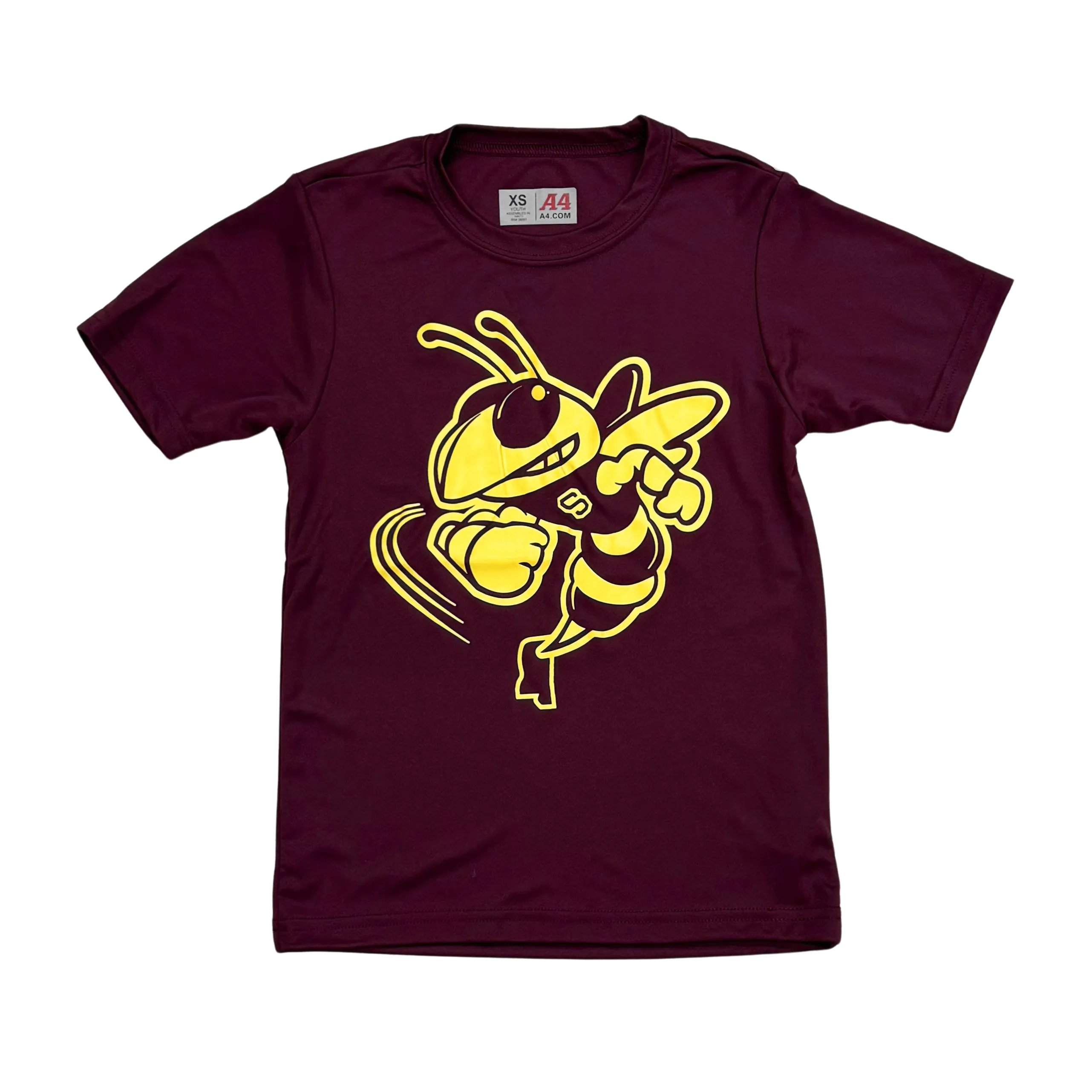 Youth Yellow Jackets Mascot Dri-Fit Tee