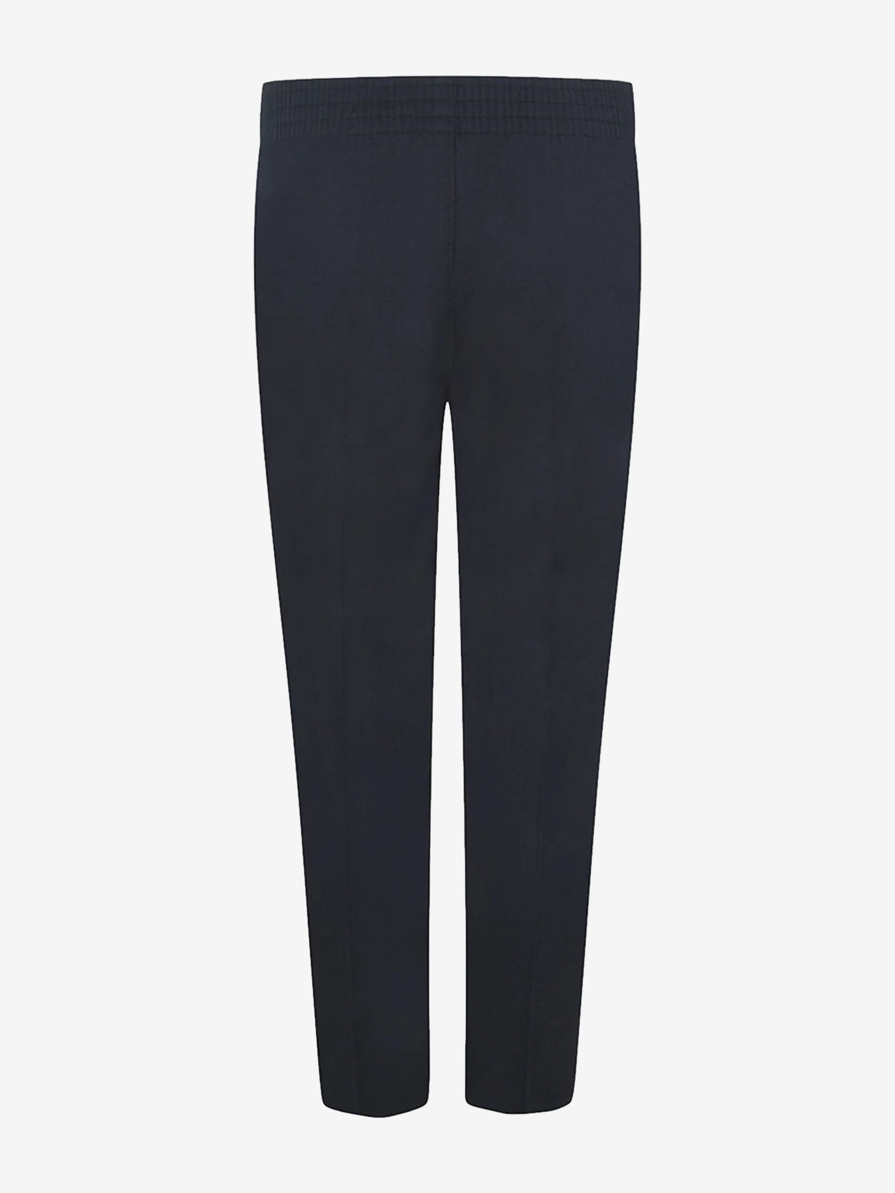 Zeco Boys School Elastic Back Pull-Up Slim Fit Trousers in Navy